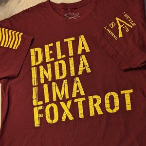 Mens DILF Grunt Style Short Sleeve Shirt- Large